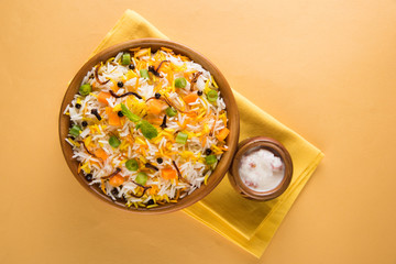 indian veg biryani, veg pulav, Indian vegetable pulav, Biriyani, vegetable Biriyani