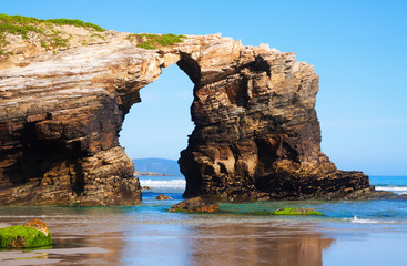 Fototapeta premium Natural arch at As Catedrais beach