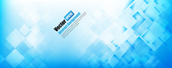 Abstract background light blue with basic geometry element vecto