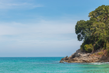 Fototapeta premium Tropical coast landscape.