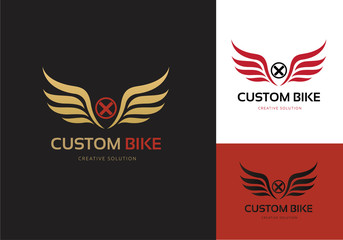 wing logo template
