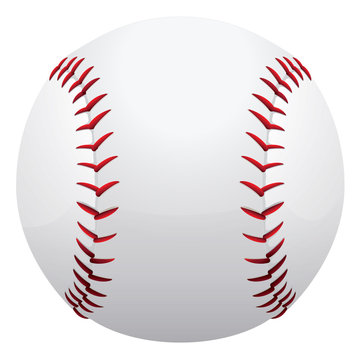Illustration represents a baseball or softball