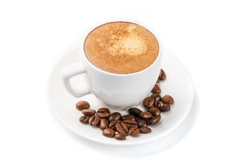 Espresso cup. Isolated on white background