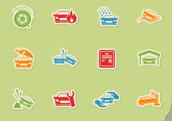 Car Insurance Icons