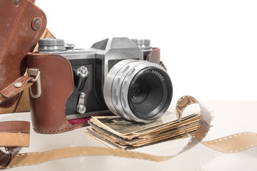 alter antiker fotoapparat der 50er Jahre