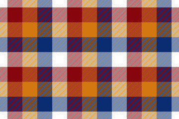 Colored check seamless fabric texture