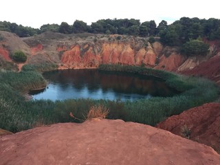 Otranto, Laghetto - ex cava di bauxite, Italy