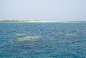 Beach is a coral island in the Red sea.