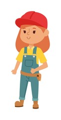 Builders kid vector