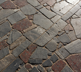 Abstract color pavement texture.