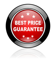 Red round vector icon