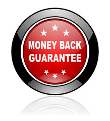 Red round vector icon