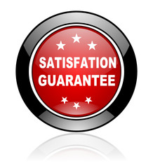 Red round vector icon