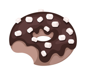 Donuts vector isolated