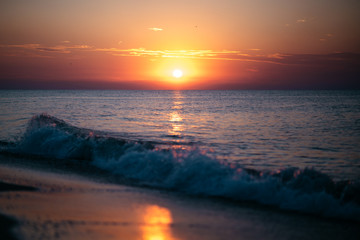 Naklejka premium Twilight Sunset Stones