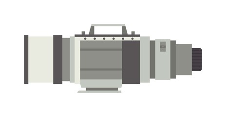 Photo optic lenses vector