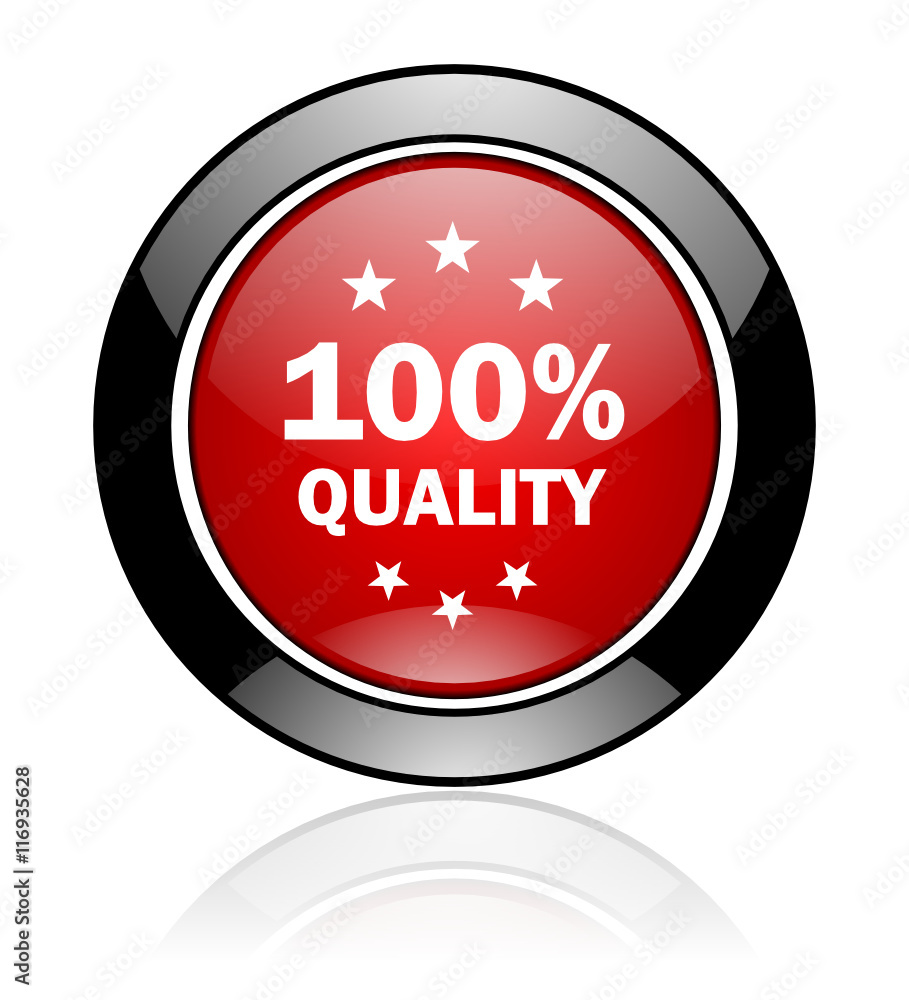 Aufkleber modern design red and black circle vector quality icon. round web warranty button.