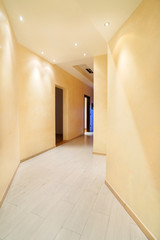 Empty hall of a new penthouse