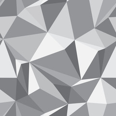 Naklejka na ściany i meble Abstract seamless texture - polygons background - vector
