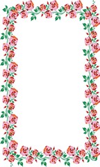декоративная рамка, цветочная рамка