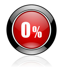 Modern design red and black circle vector sale icon. Round web promotion button. 