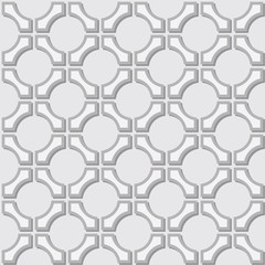 Naklejka premium Simple pattern - geometric gray elements