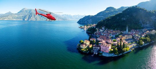 Varenna - Lago di Como (IT) - Sorvolo turistico con elicottero