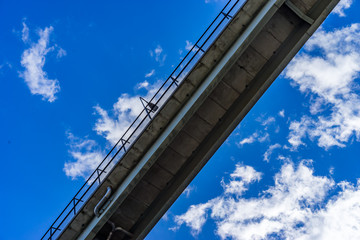 footbridge passage from below