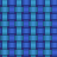Seamless geometric twisted pattern. Vector texture