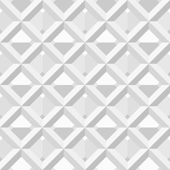Vector seamless pattern - white and black geometric background.
