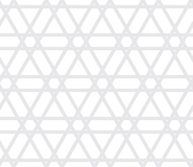 Vector seamless halftone gray pattern - Arabic simple wallpaper