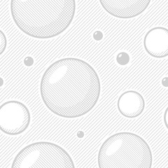 Abstract scetch vector pattern. Chaotically bubbles background