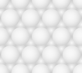 Abstract gray bubbles vector seamless hexagonal pattern