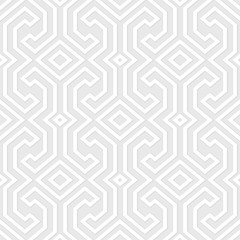 Seamless vintage gray pattern. Ethnic vector textured background