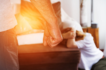 Domestic violence at home