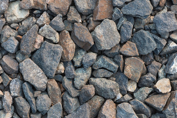 scattered on the ground stones