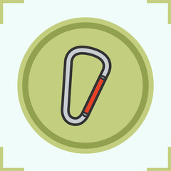 Carabiner color icon