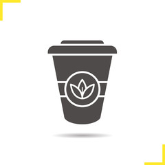 Tea paper cup icon
