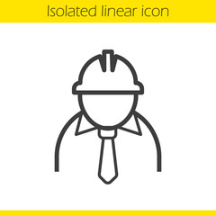 Engineer linear icon