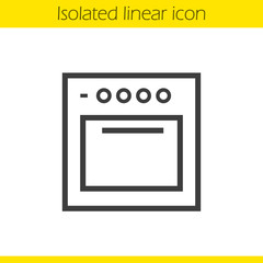 Stove linear icon