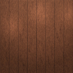 Dark wood texture template with vertical stripes, rustic old panels, grunge vintage floor. Wooden background. Hardwood vector illustration.
