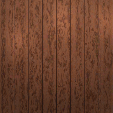 Dark wood texture template with vertical stripes, rustic old panels, grunge vintage floor. Wooden background. Hardwood vector illustration.