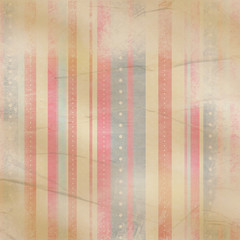 Retro background with  pink,  beige and cyan stripes