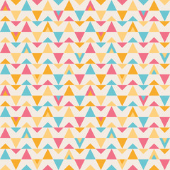 seamless geometric pattern with triangles