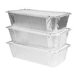 Foil trays for food