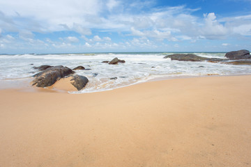 Untouched tropical beach