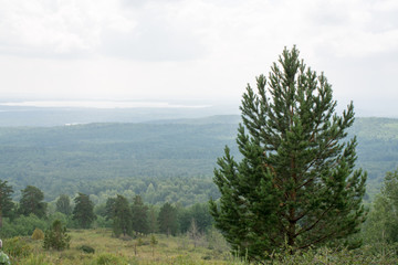 
landscape in the Ural mountains