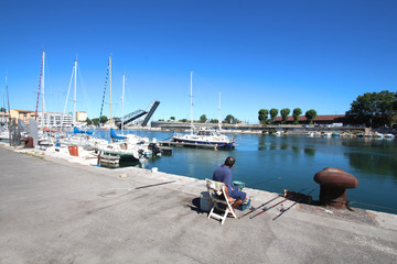 S&egrave;te (France) / Pont Sadi-Carnot et Foch (vue du Quai du Pavois d'Or)