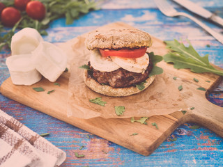 Leckerer Ziegenkäse Burger / Yummy Goat Cheese Burger