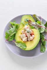 Avocat aux crevettes